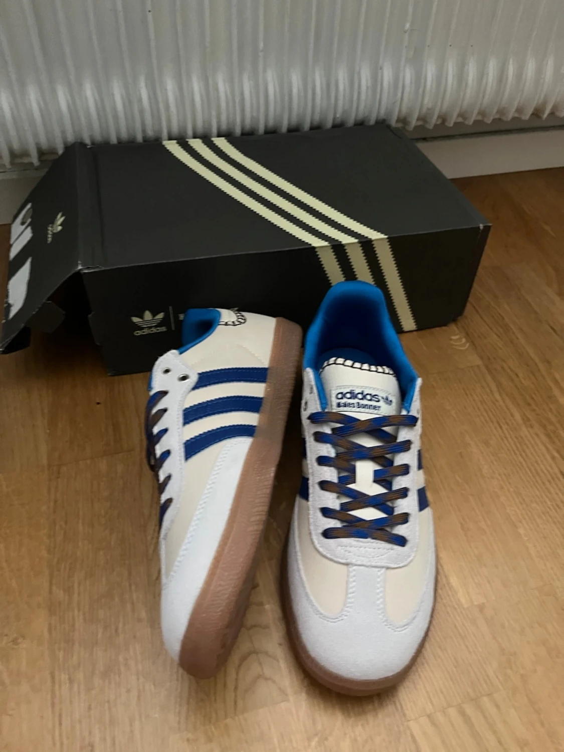 Adidas Wales Bonner sneakers blå/vit - 2