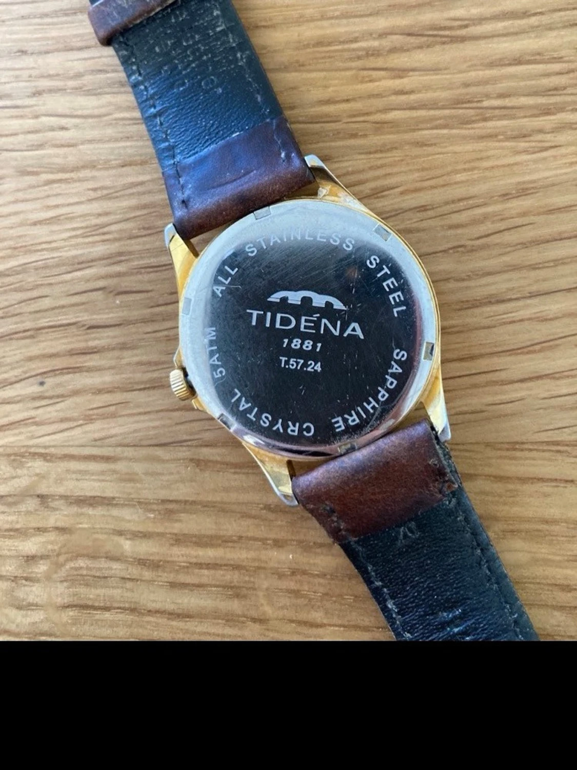 Tidéna Sapphire Gold Dress 38mm Herrur - 5