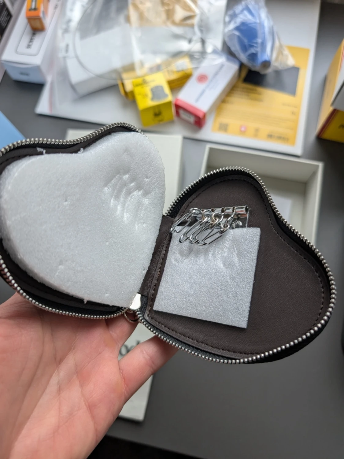 Svart hjärtformad plånbok Vivienne Westwood - 1