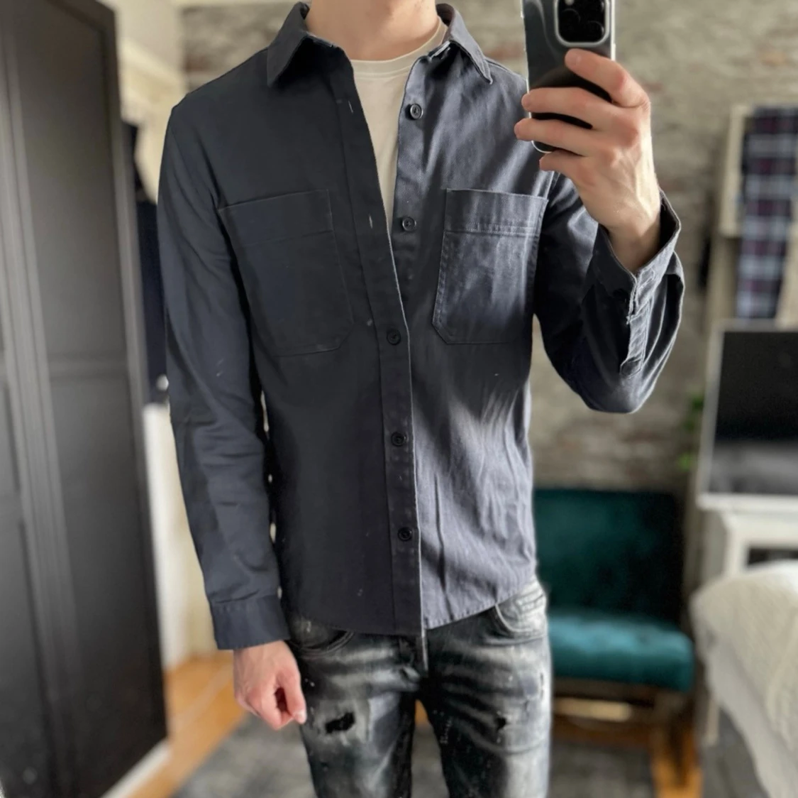 Overshirt bomull - 3