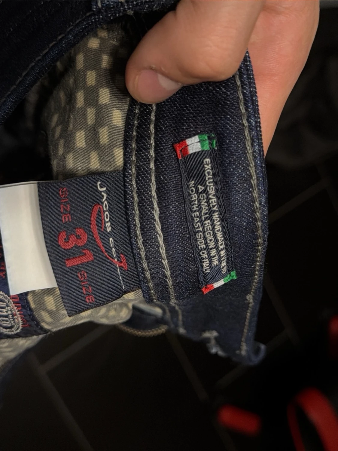 Mörkblå jeans Jacob Cohen Style 625 - 1