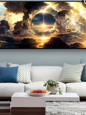 Canvas 150x50 - Canvas 150x50 Ej ram endast duk 