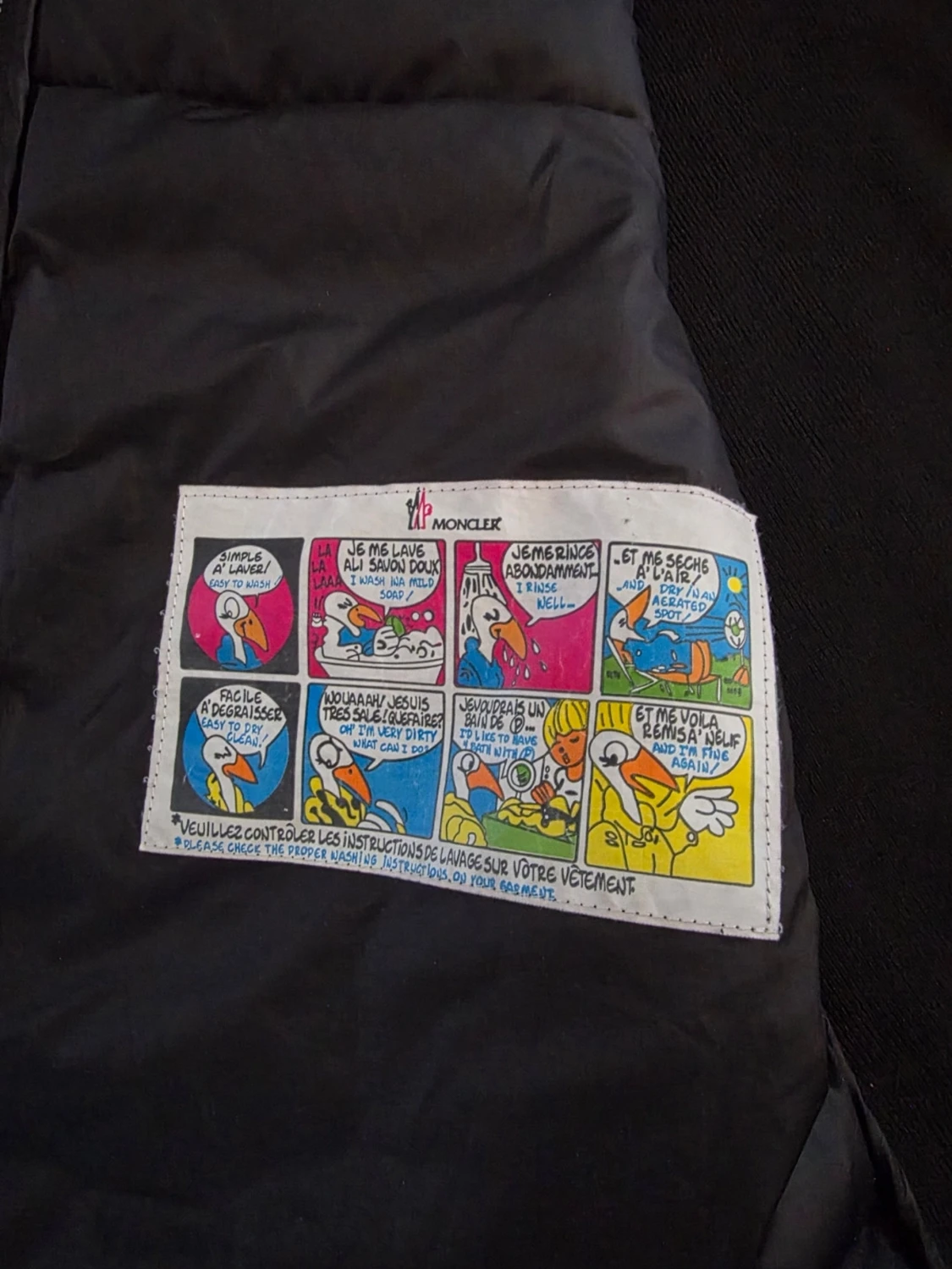 Svart dunväst från Moncler - 2