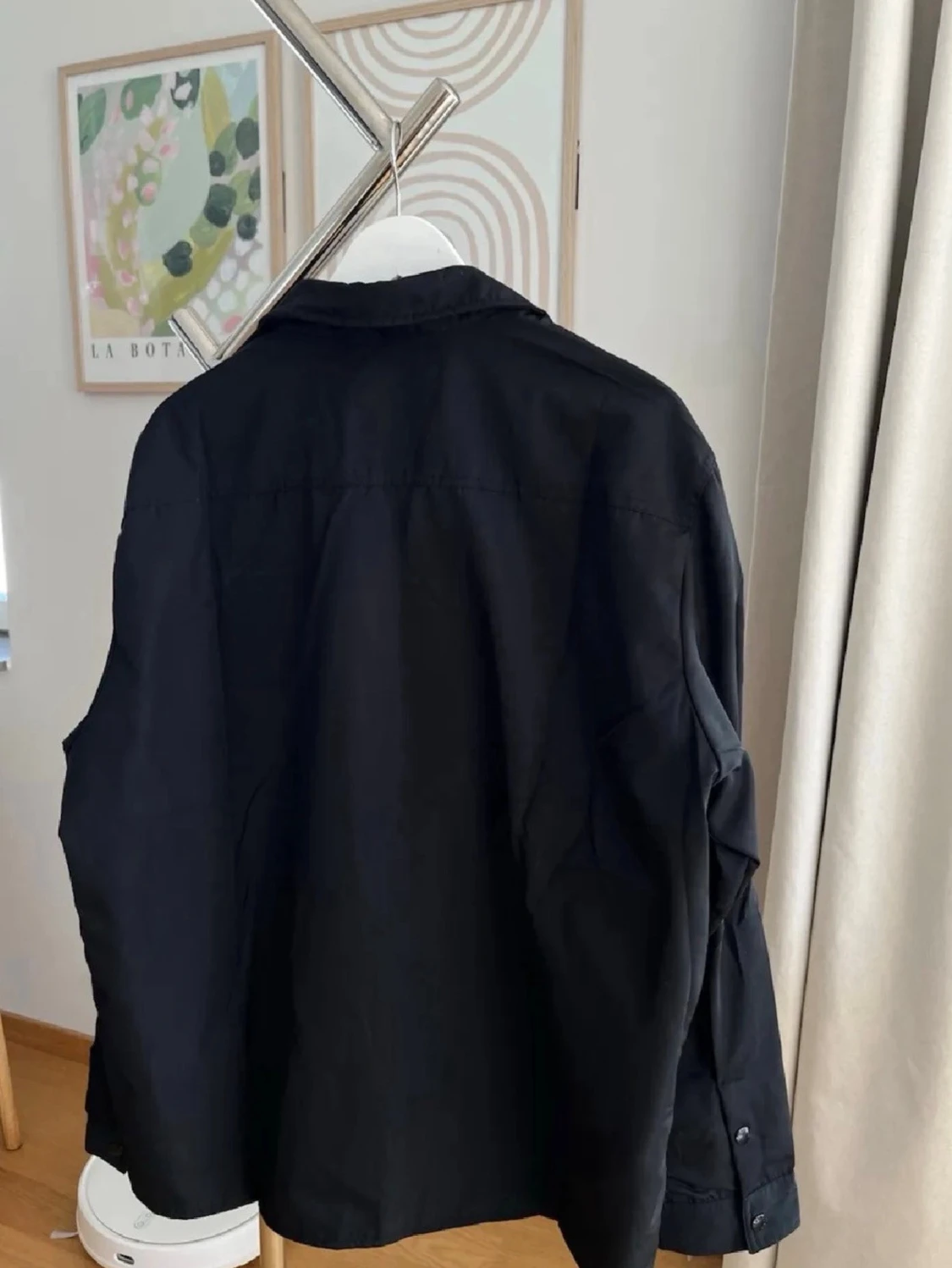 Svart Moncler overshirt med dragkedja - 1