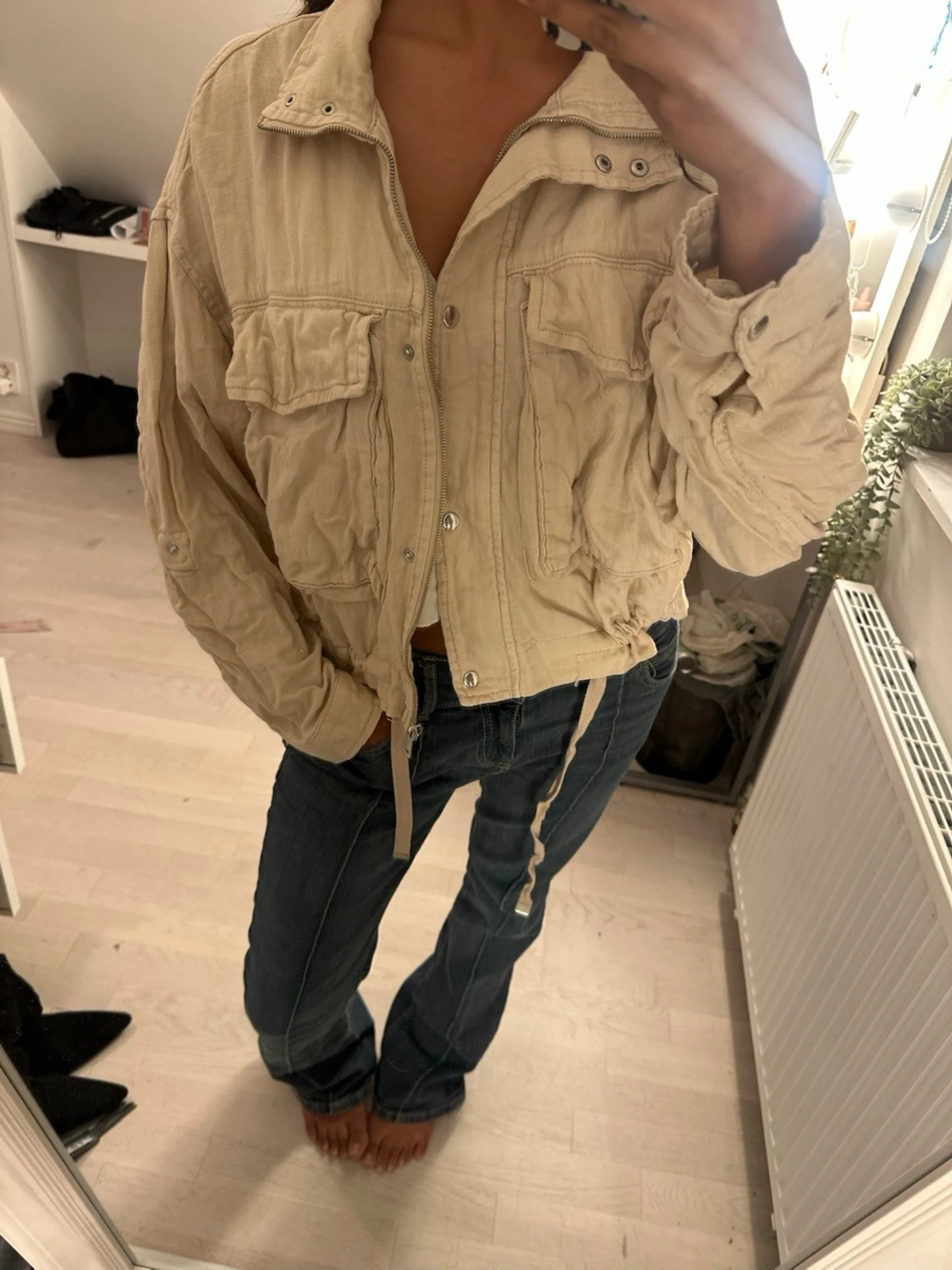 Beige vår jacka  - 2