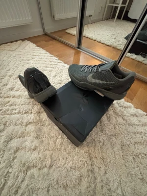 Nike Kobe grå låga sneakers - Säljer ett par grå Kobe sneakers som aldrig är använda. 