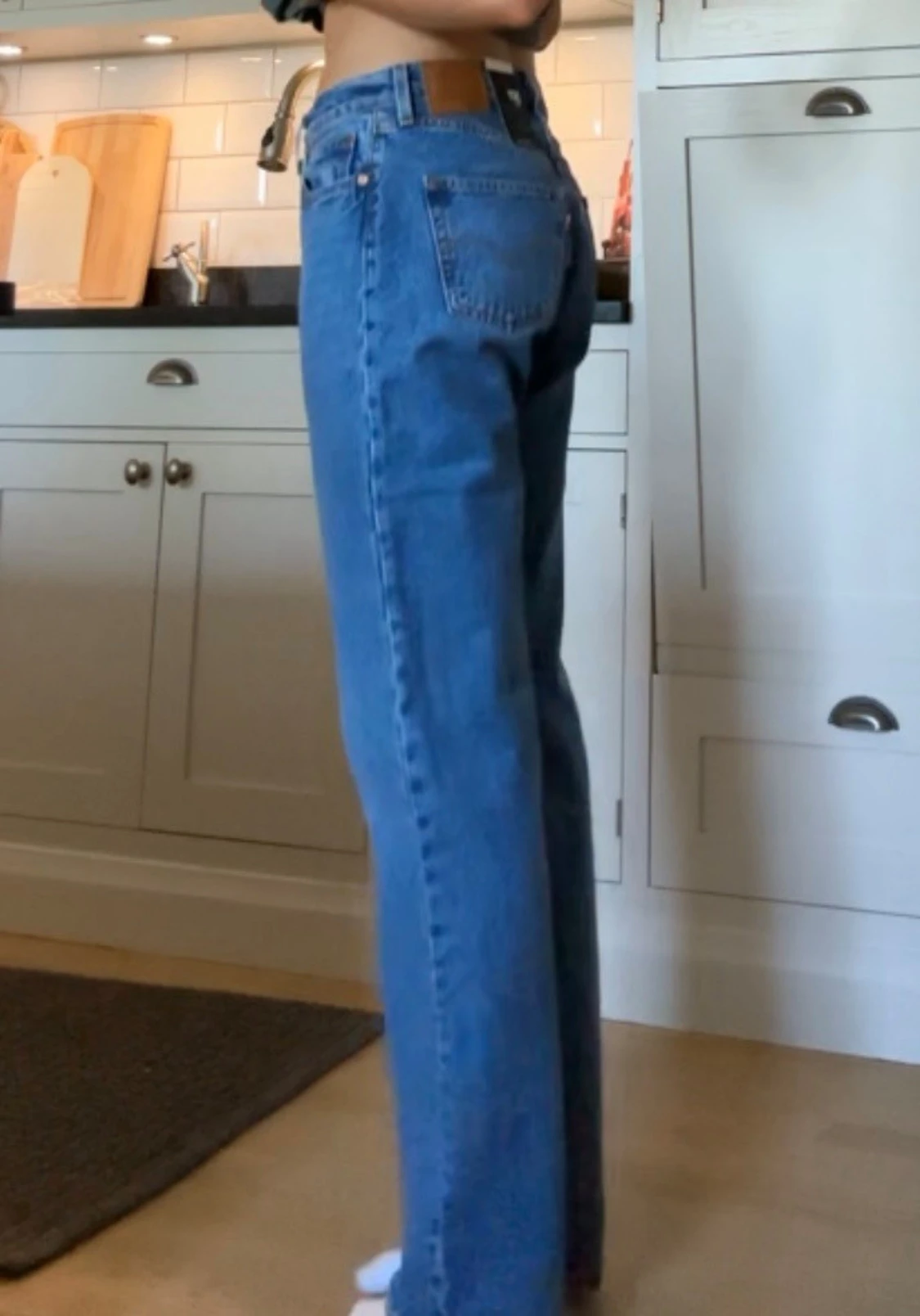 Blå baggy jeans från Levi's