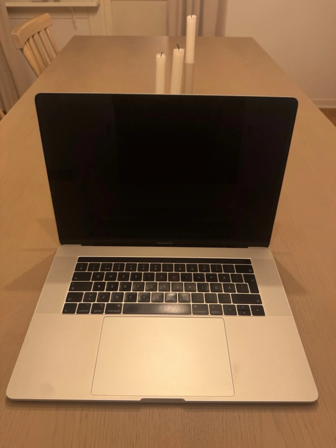 MacBook Pro 15 tum silver