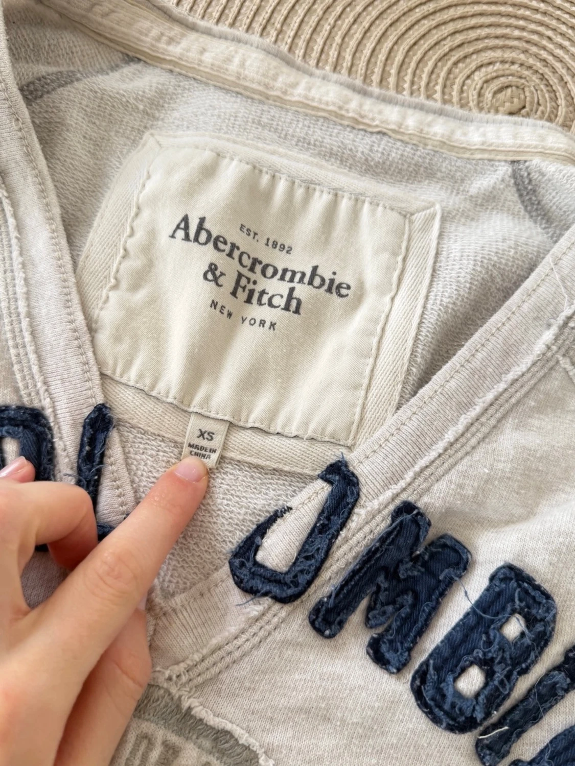 Abercrombie & fitch vintage collegetröja  - 6