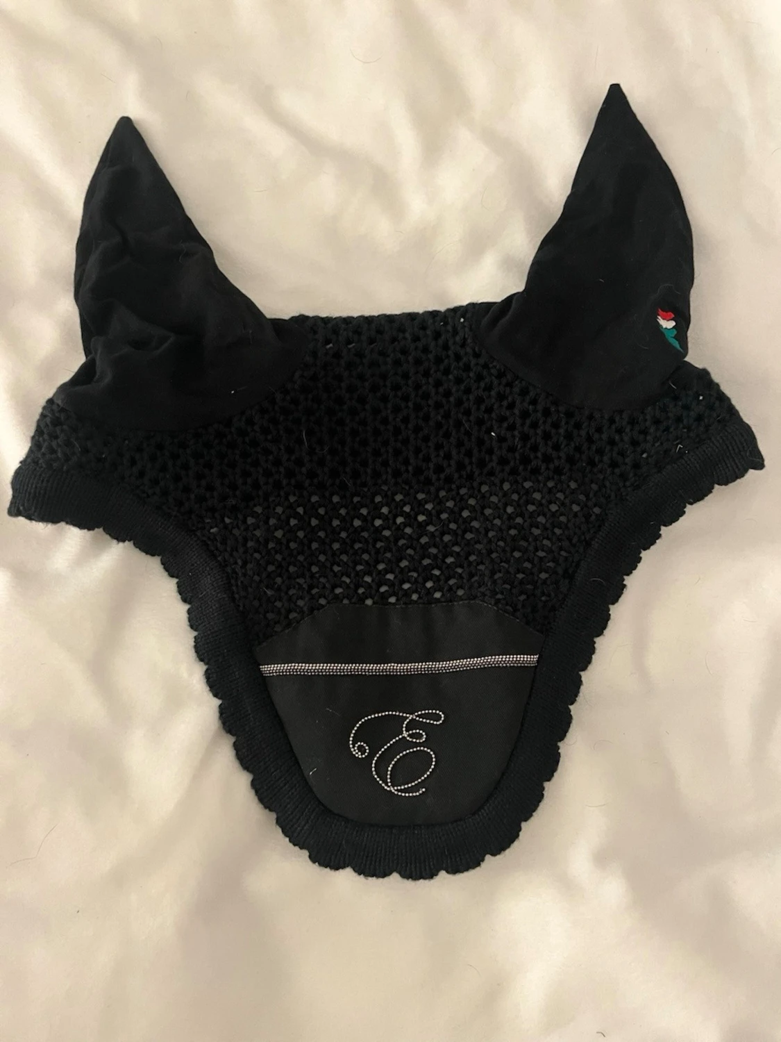 Svart huva till häst Equiline 