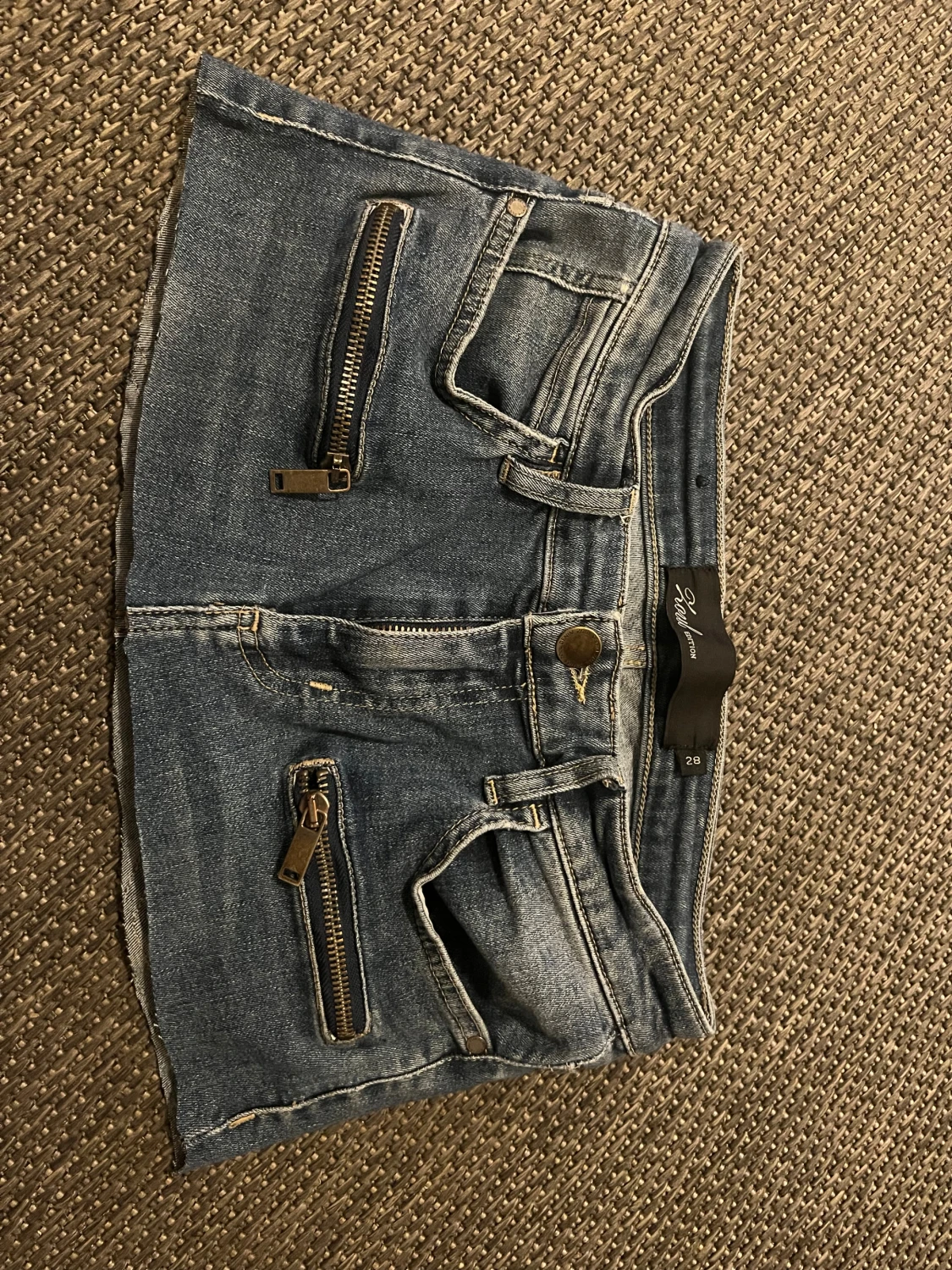 Mini Jeans kjol