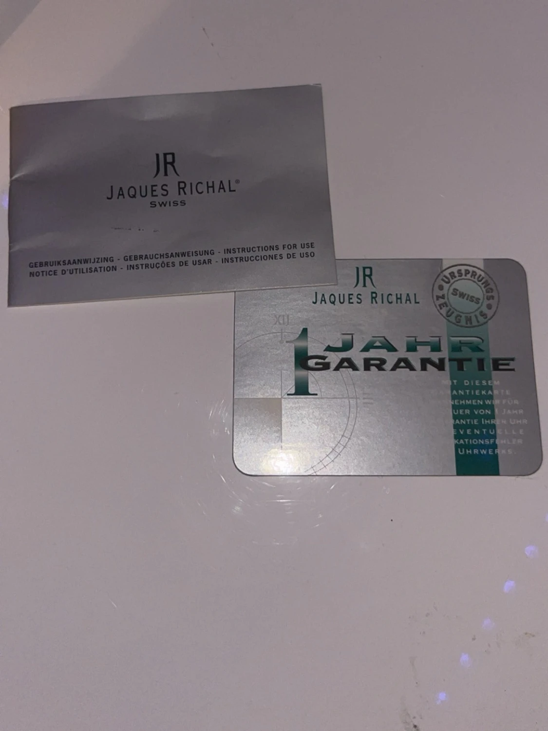 Guldfärgad JR JAQUES RICHAL klocka - 3