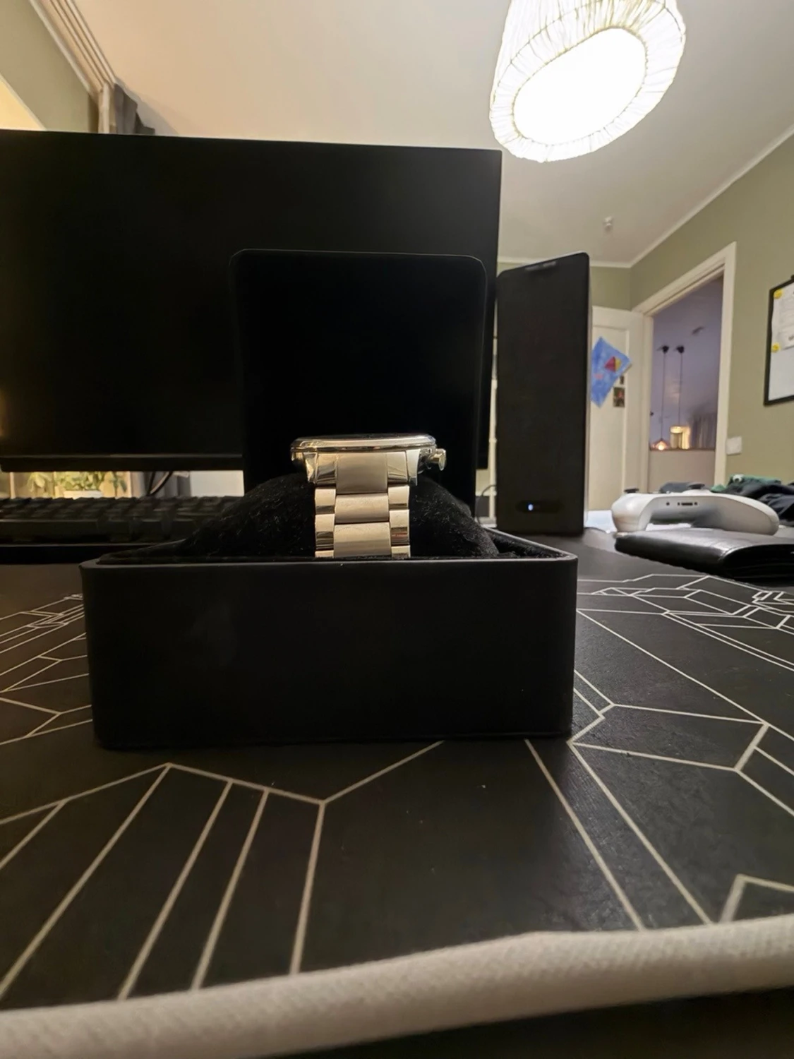 Silverfärgad klocka från Cavetto - 1