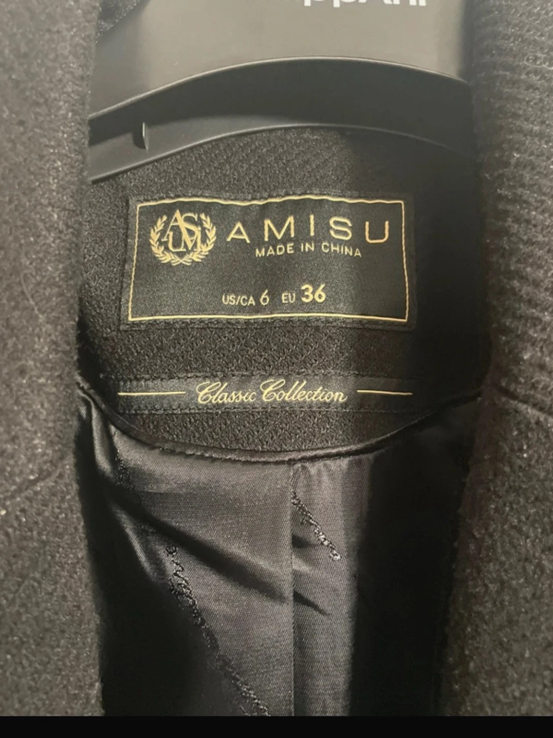 Svart Amisu Kappa - 1