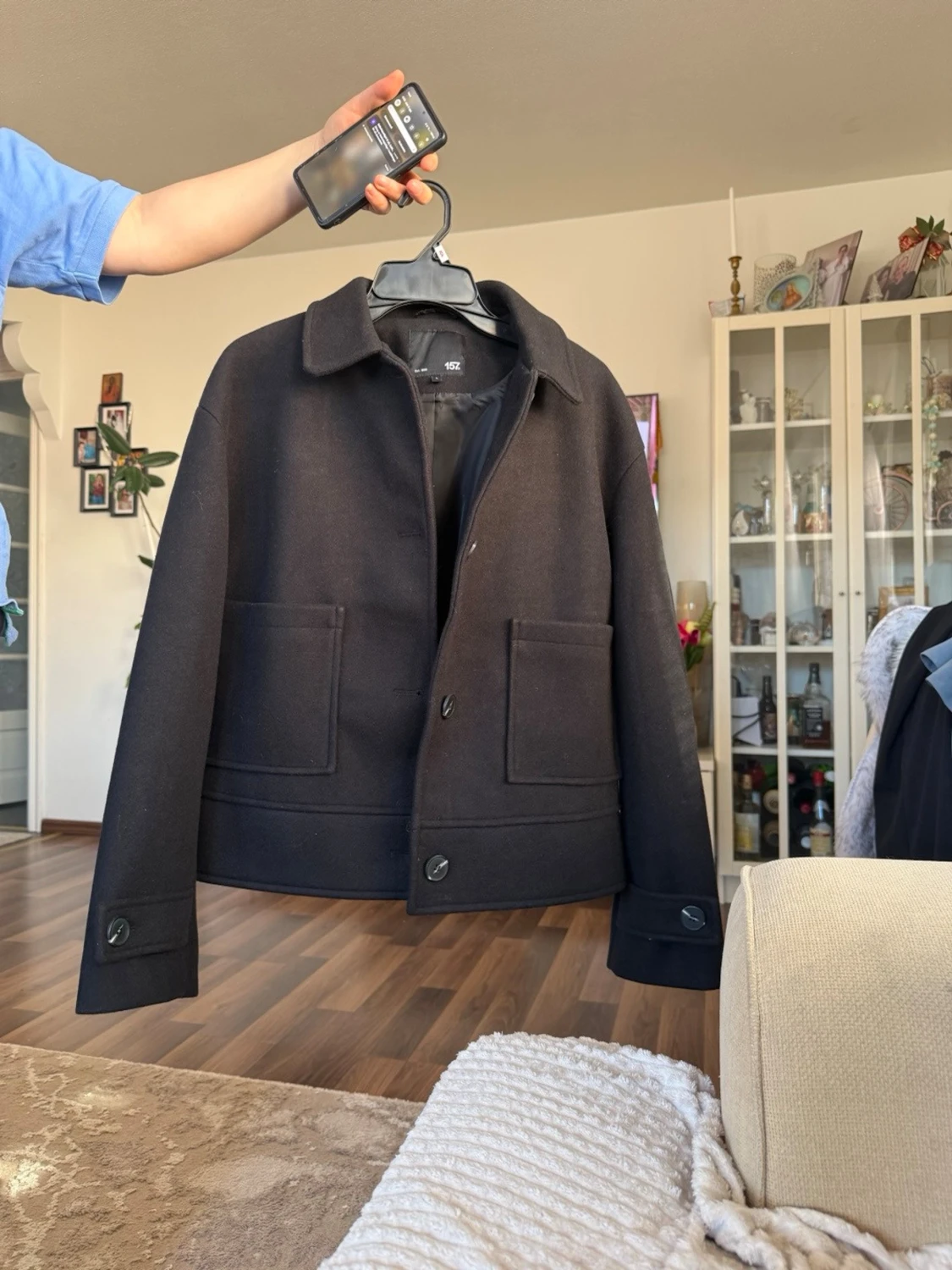 Svart ulljacka från H&M