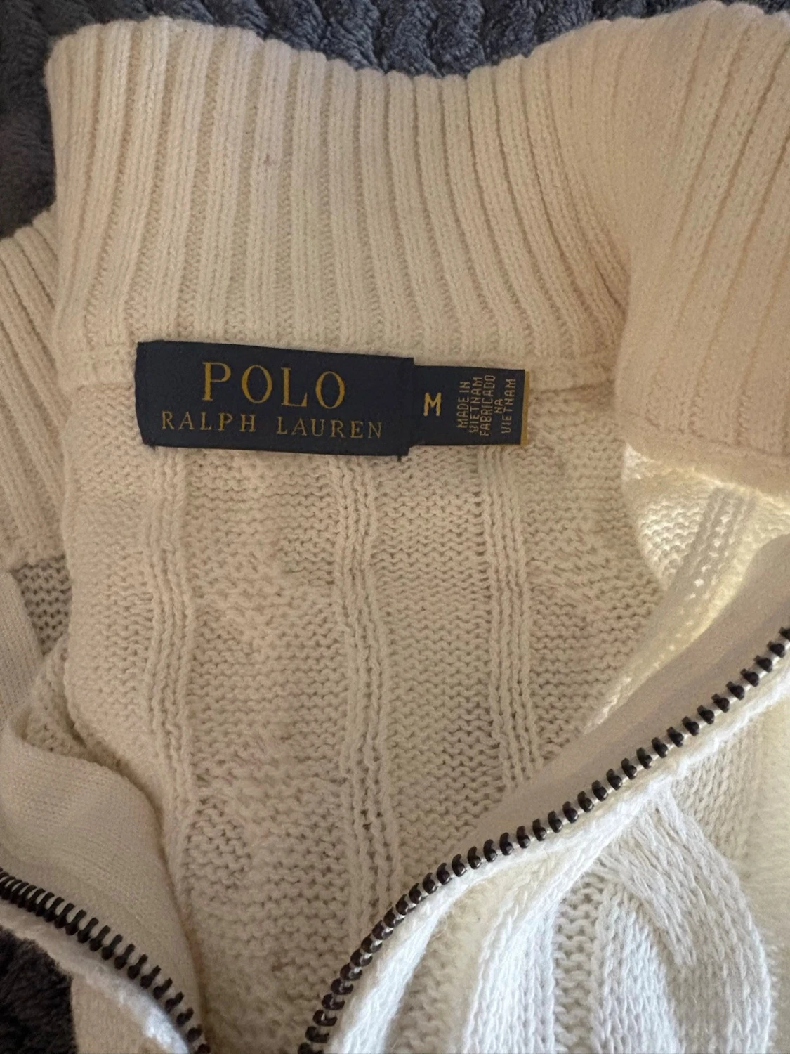 Vit quarter zip tröja Polo Ralph Lauren - 4