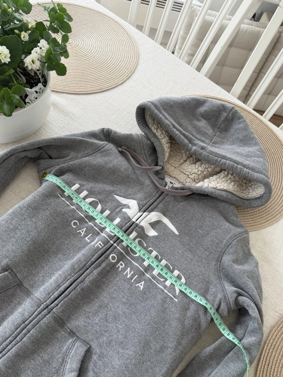 Hollister zip med foder  - 4