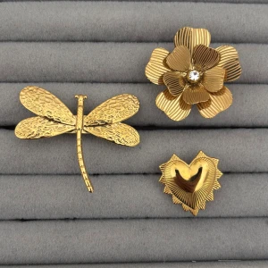 Tre guldfärgade ringar  - 3 ringar 