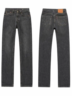 Levi's 501 grå raka jeans - Klassiska grå Levi's 501 jeans med rak passform. 29/30