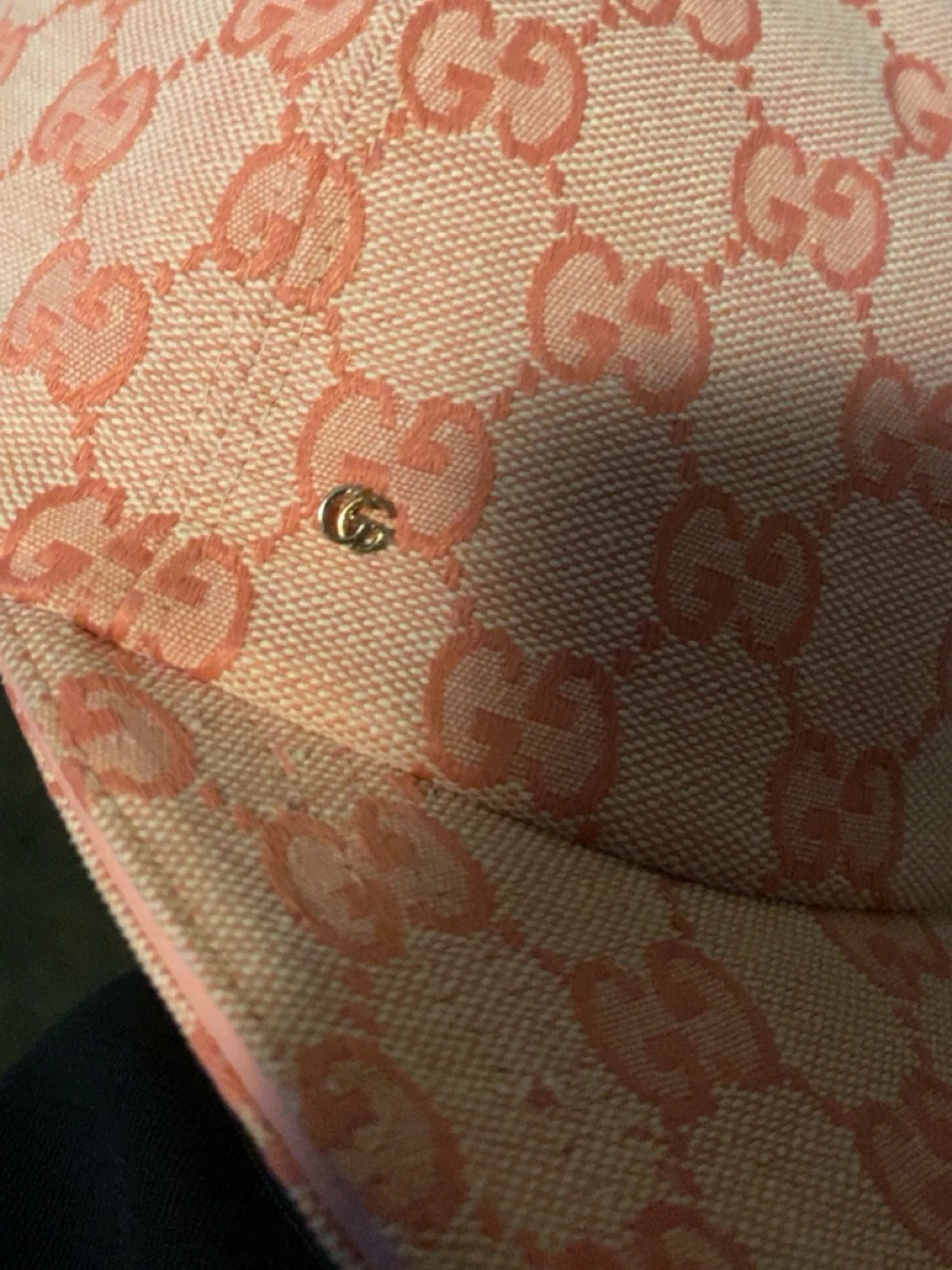 Rosa Gucci keps med monogram - 5