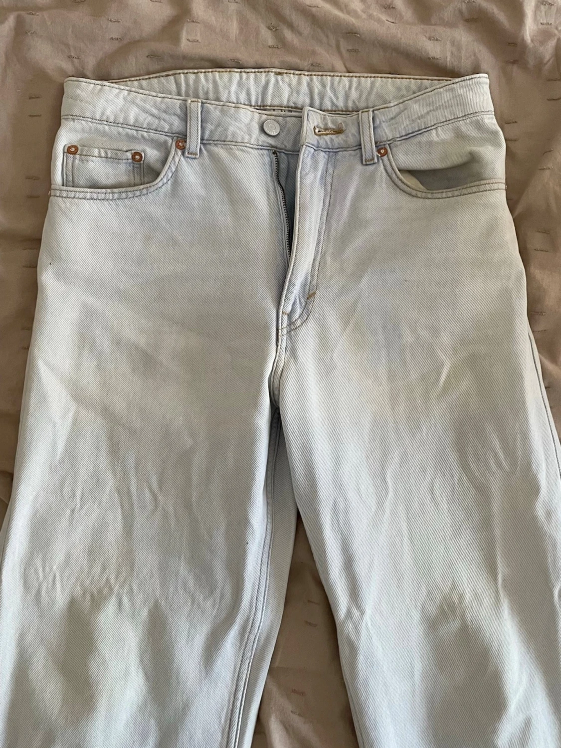 Ljusblå Weekday Rowe jeans - 3