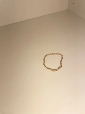 Guld Cordell länk - Snyggt armband i guldfärgad metall med tvinnad kedja och klassiskt lås. Armbandet har en enkel men elegant design som passar till många olika stilar. Perfekt accessoar för dig som gillar stilrena smycken. Mått 20cm x 4mm