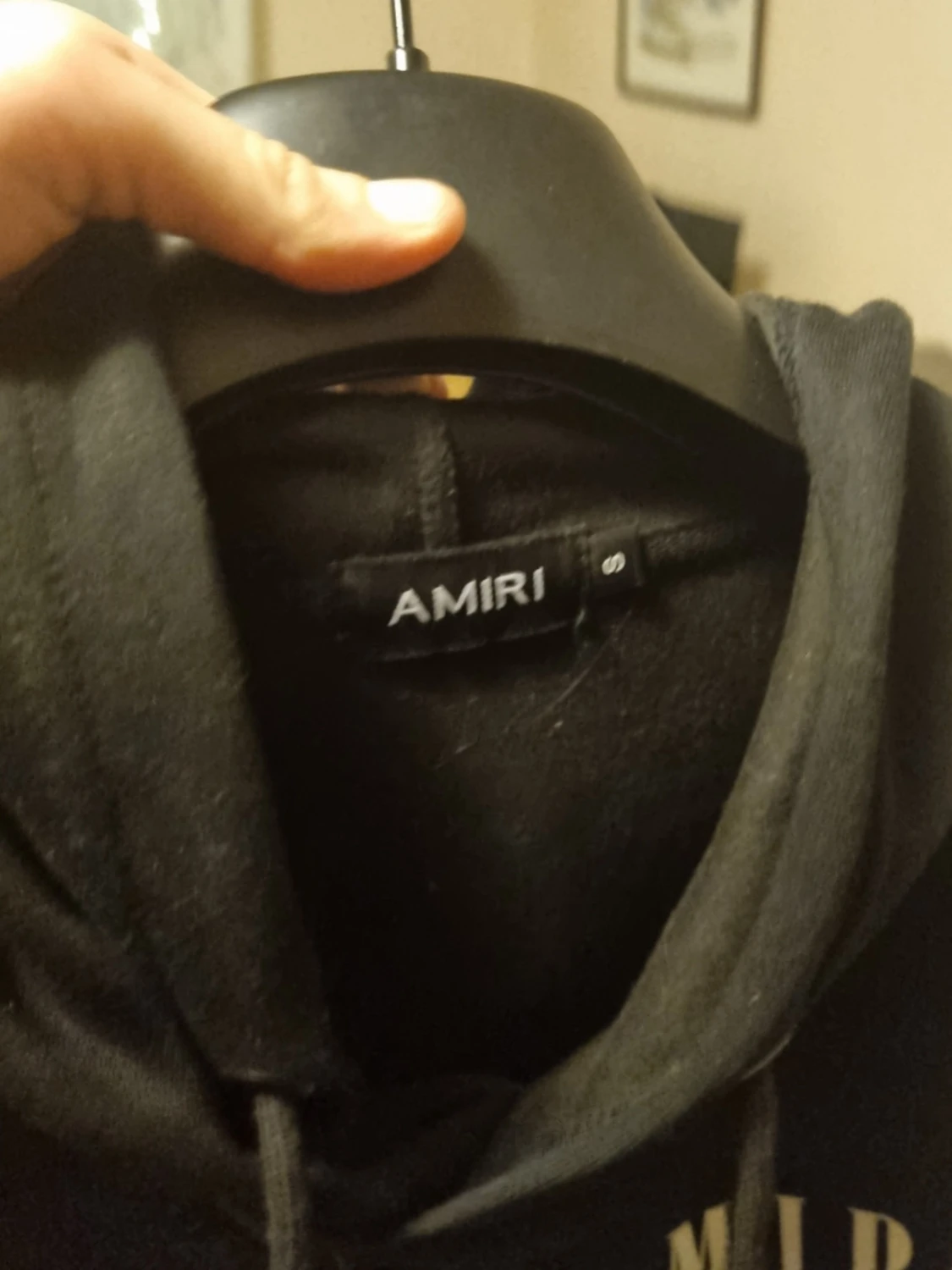Svart amiri hoodie - 2