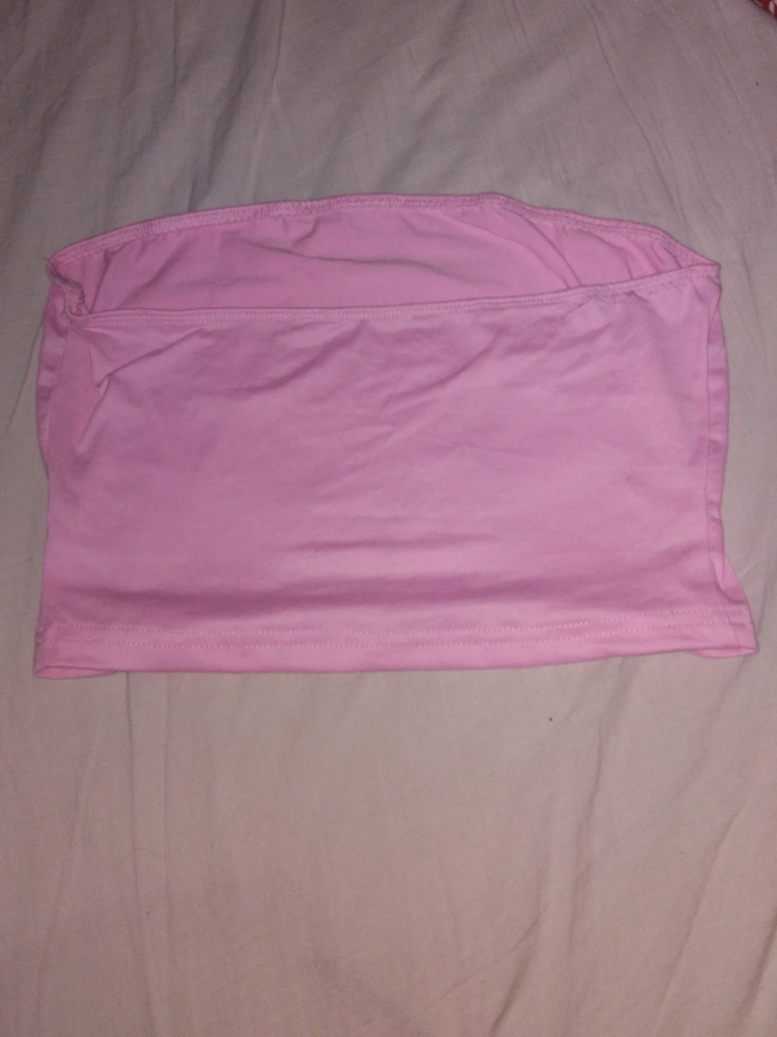 Ljusrosa bandeau tubtopp - 1