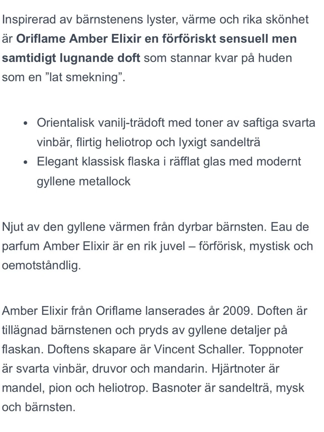 Amber Elixir parfume 50ml  - 3