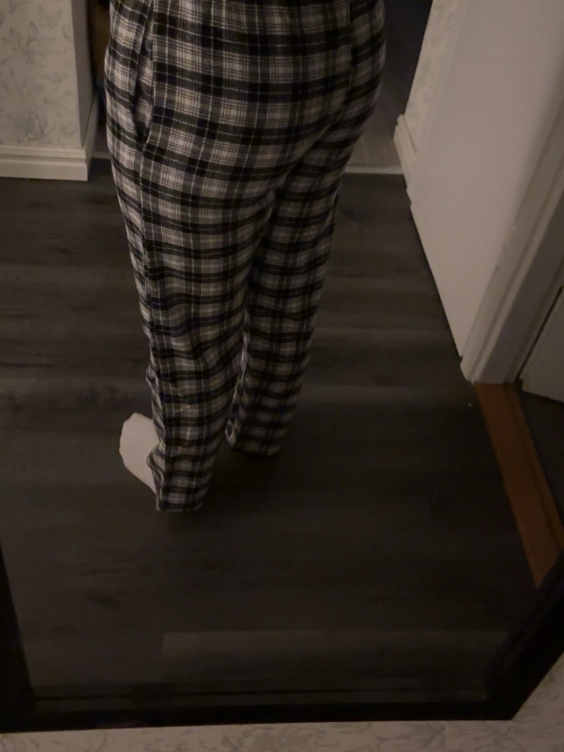 Rutiga pyjamasbyxor i bomull herrmodell  - 1