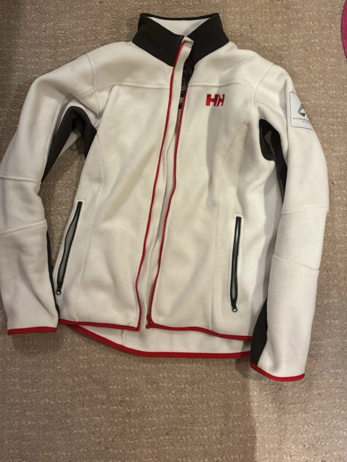 Vit fleecejacka från Helly Hansen - 1