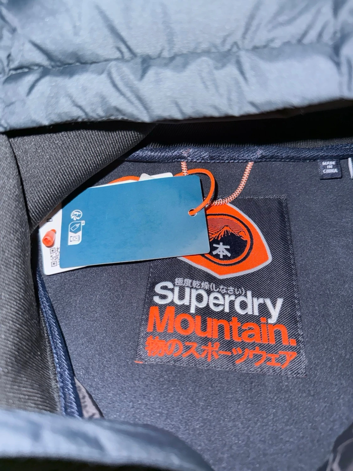 Superdry cardigan hoodie mörkblå - 3