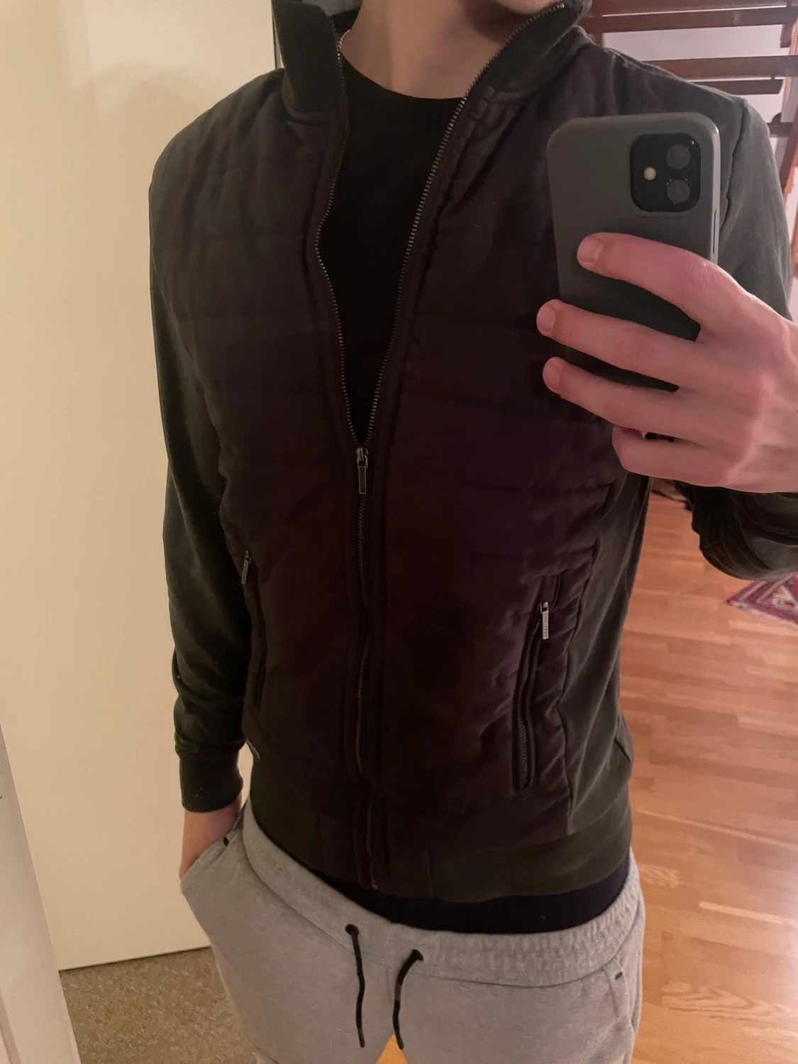 Mörkgrön cardigan ifrån cavallaro  - 4