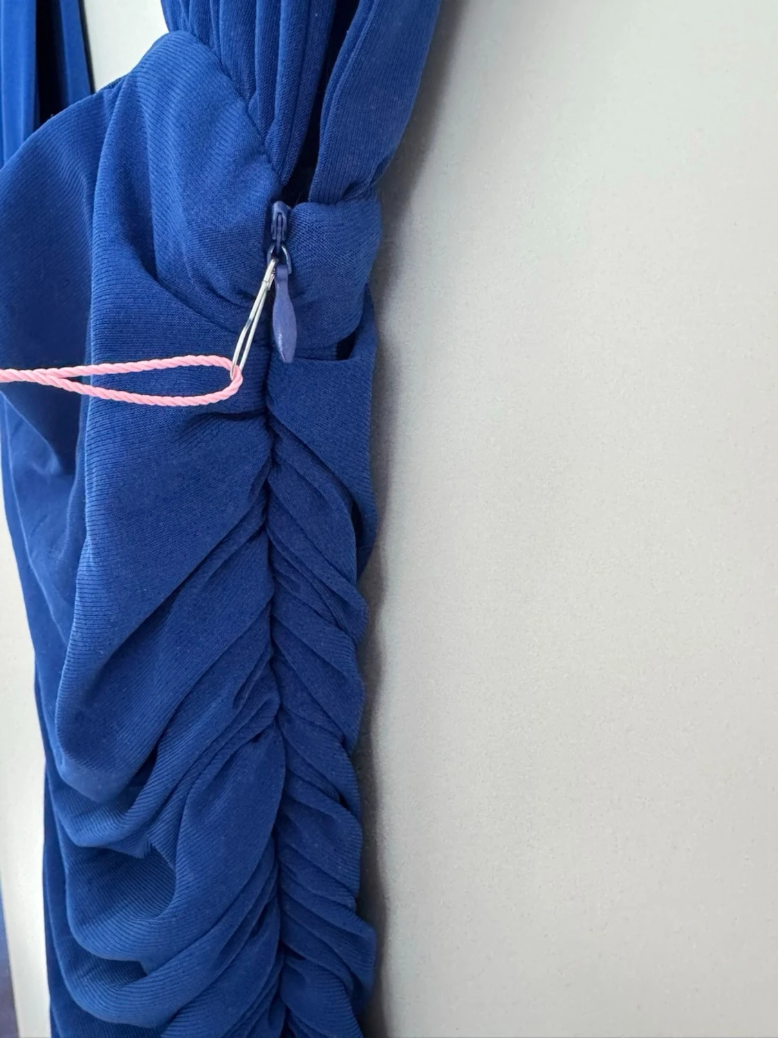 Kornblå offshoulder klänning - 5