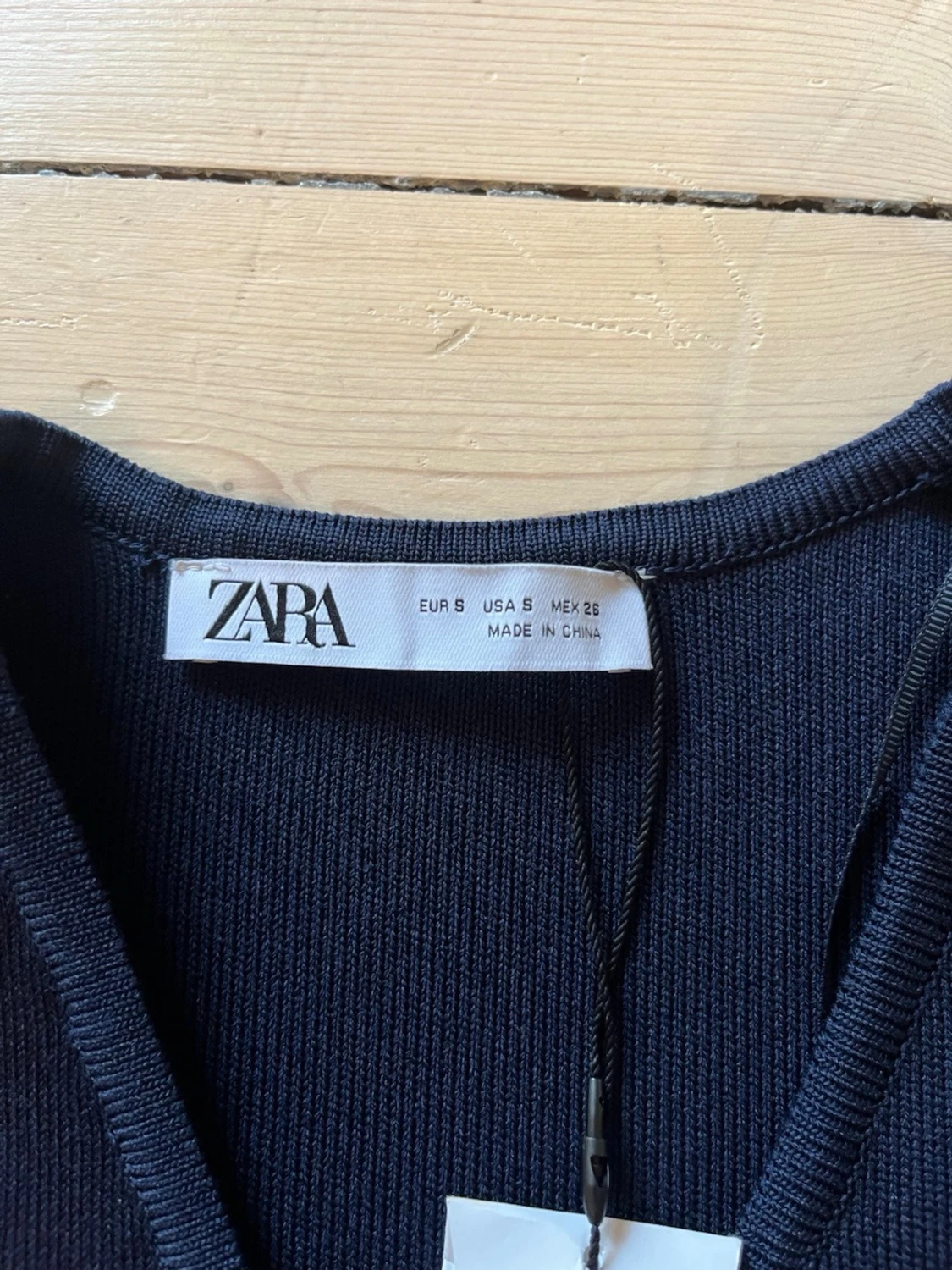 Mörkblå topp från Zara - 2
