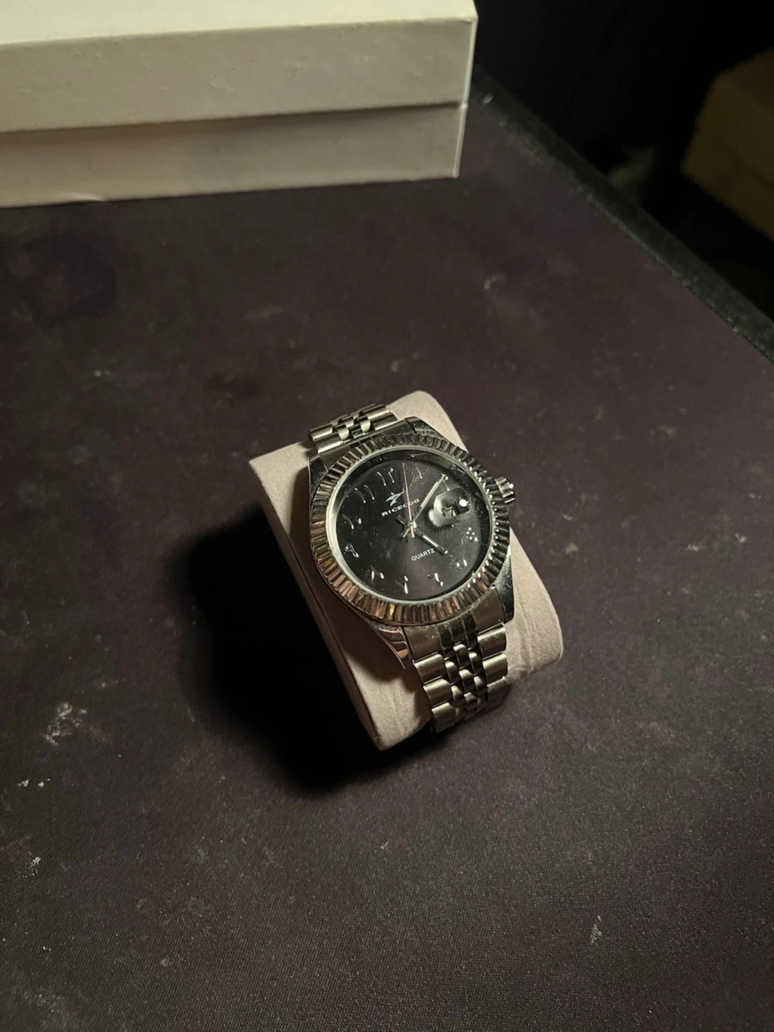 Silverfärgad Seiko herrklocka - 1