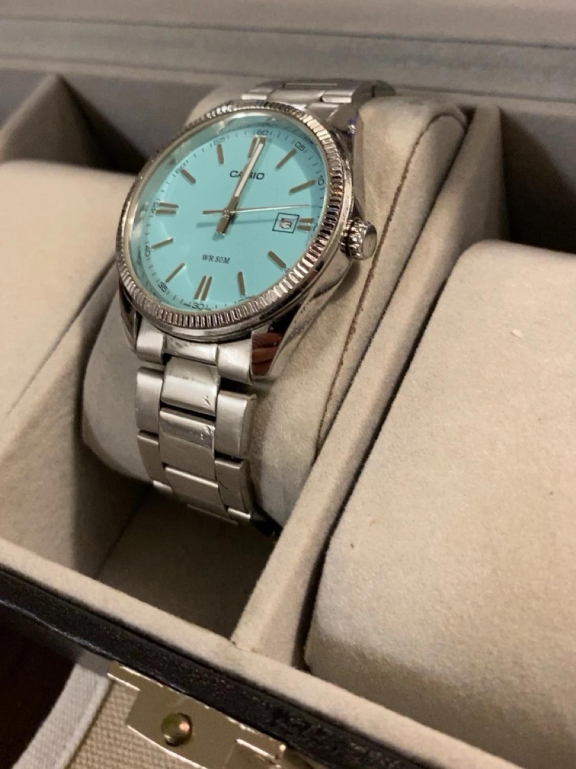 Casio Tiffany Blue MTP-1302D - 1