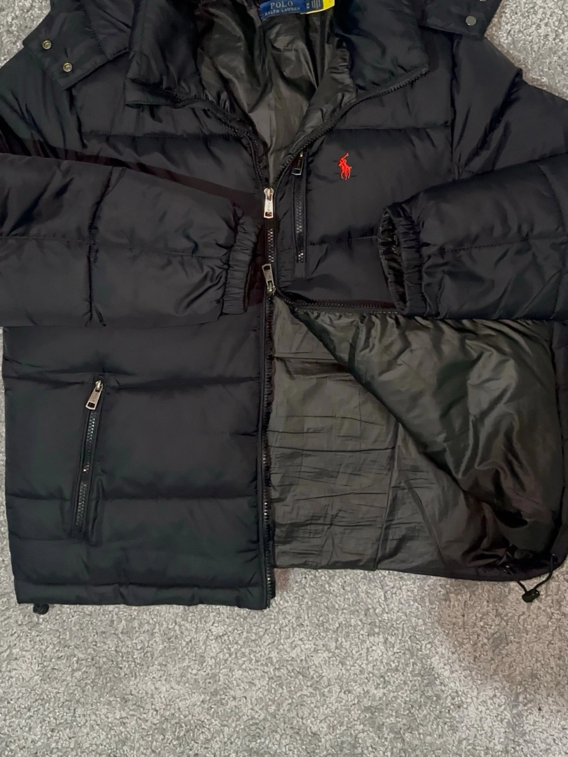 Svart polo jacka  - 1