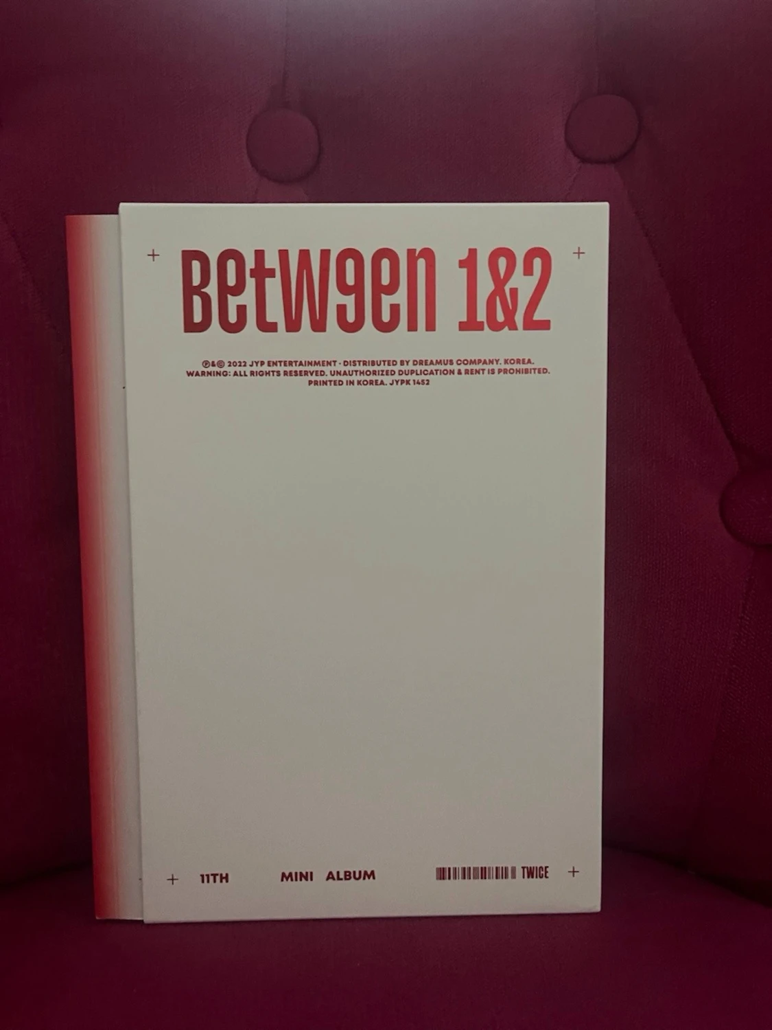 TWICE Between 1&2 Mini Album Bok