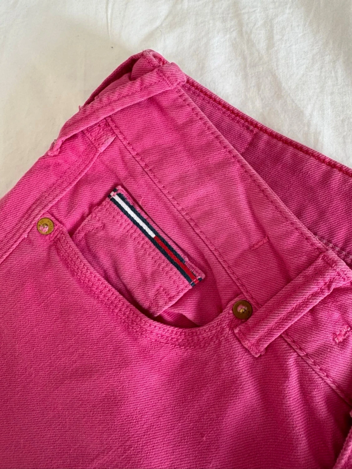 Rosa jeansshorts  - 3