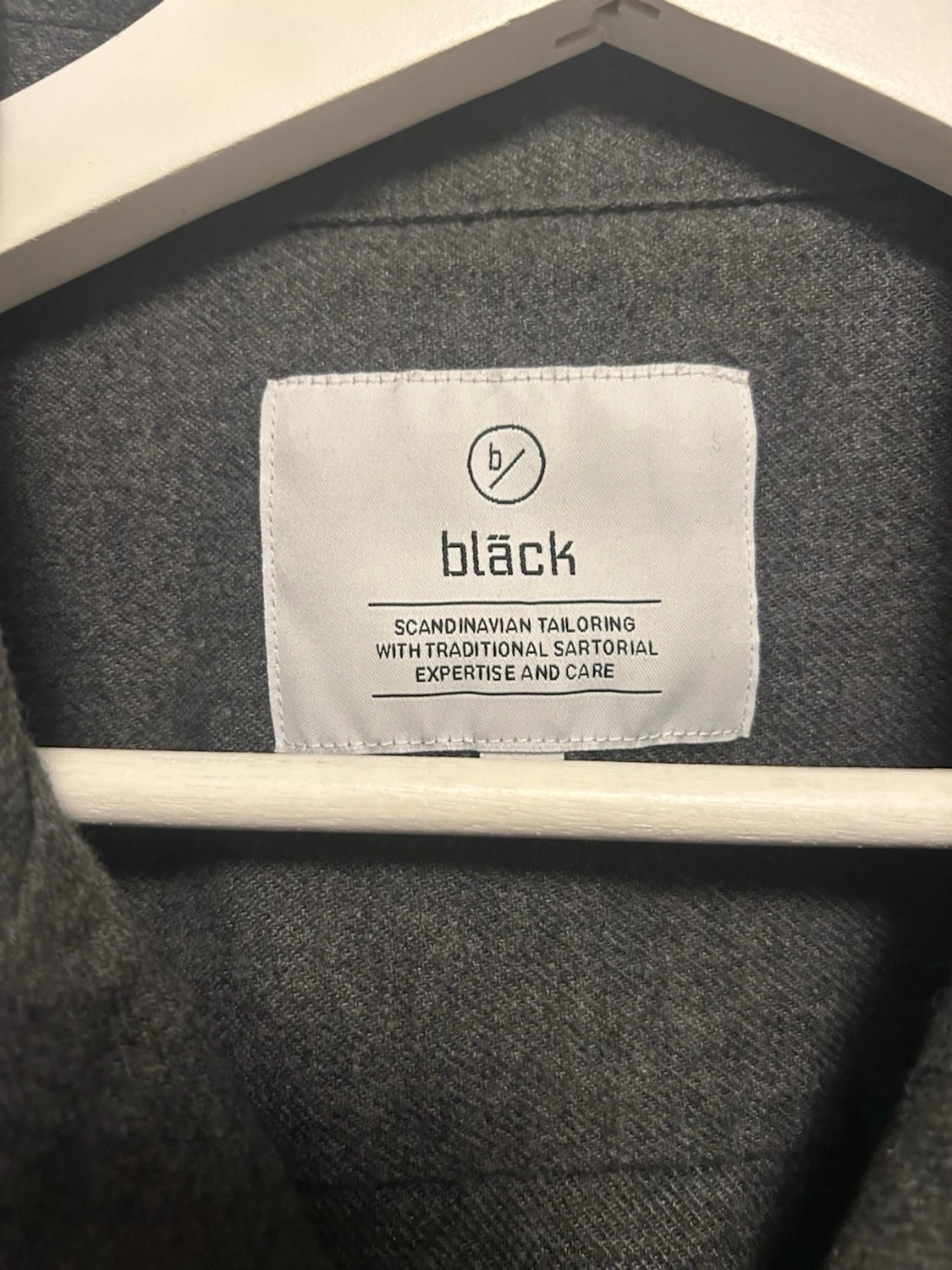 Mörkgrå overshirt från Bläck - 1