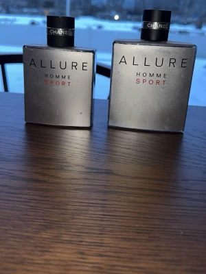 2 tomma chanell allure homme sport flaskor - 2 tomma chanell flaskor.