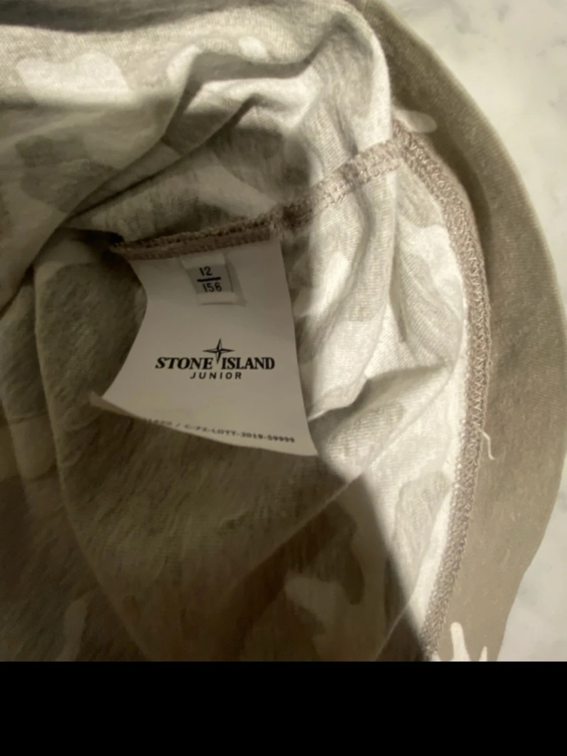 Beige camo t-shirt från Stone Island - 4