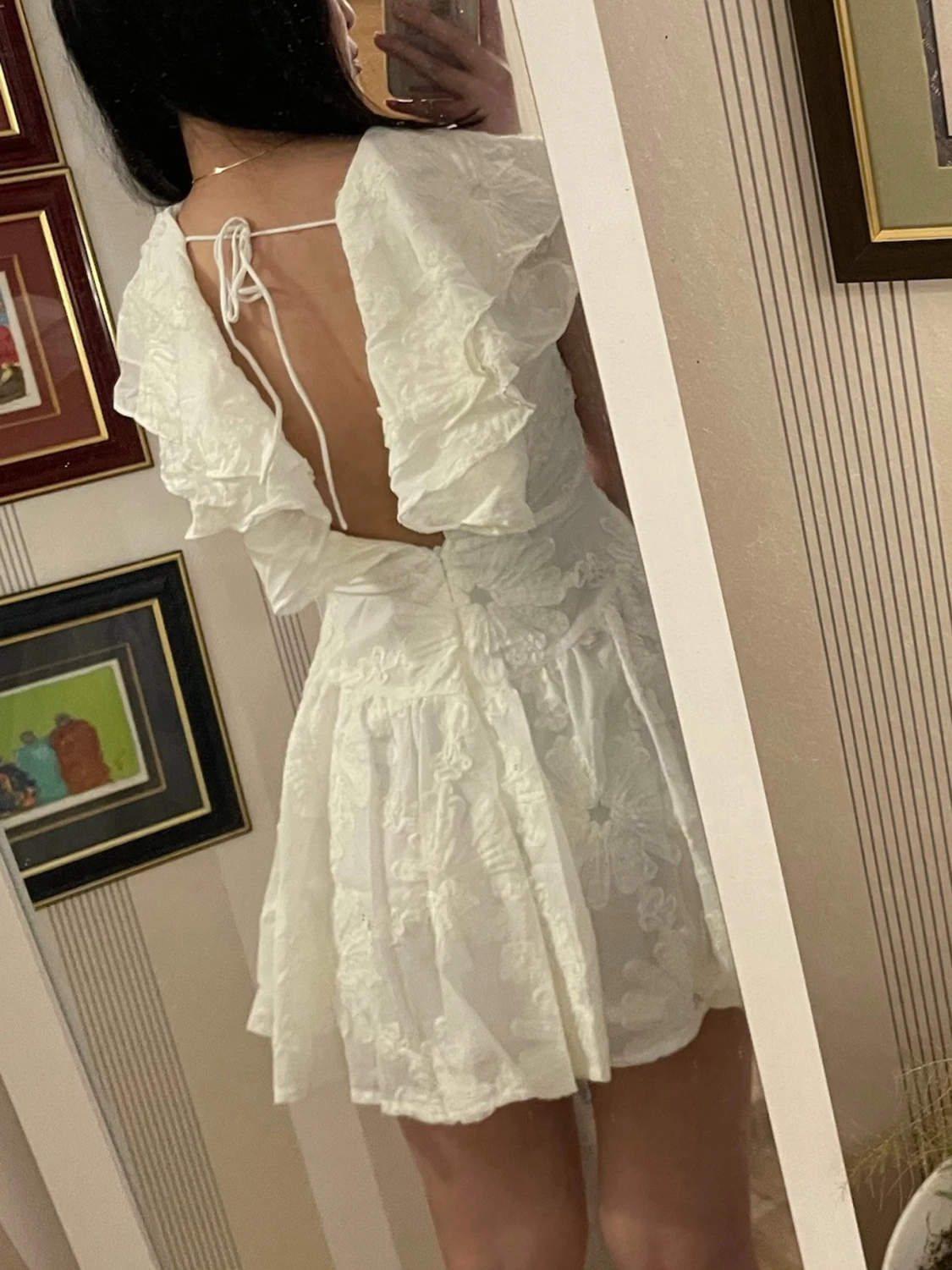 Studentklänning vit - 2