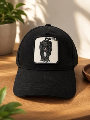 Svart Panther Baseboll Keps - Svart Panther Baseboll Keps, bra skick, fraktas samma dag, justerbar storlek.