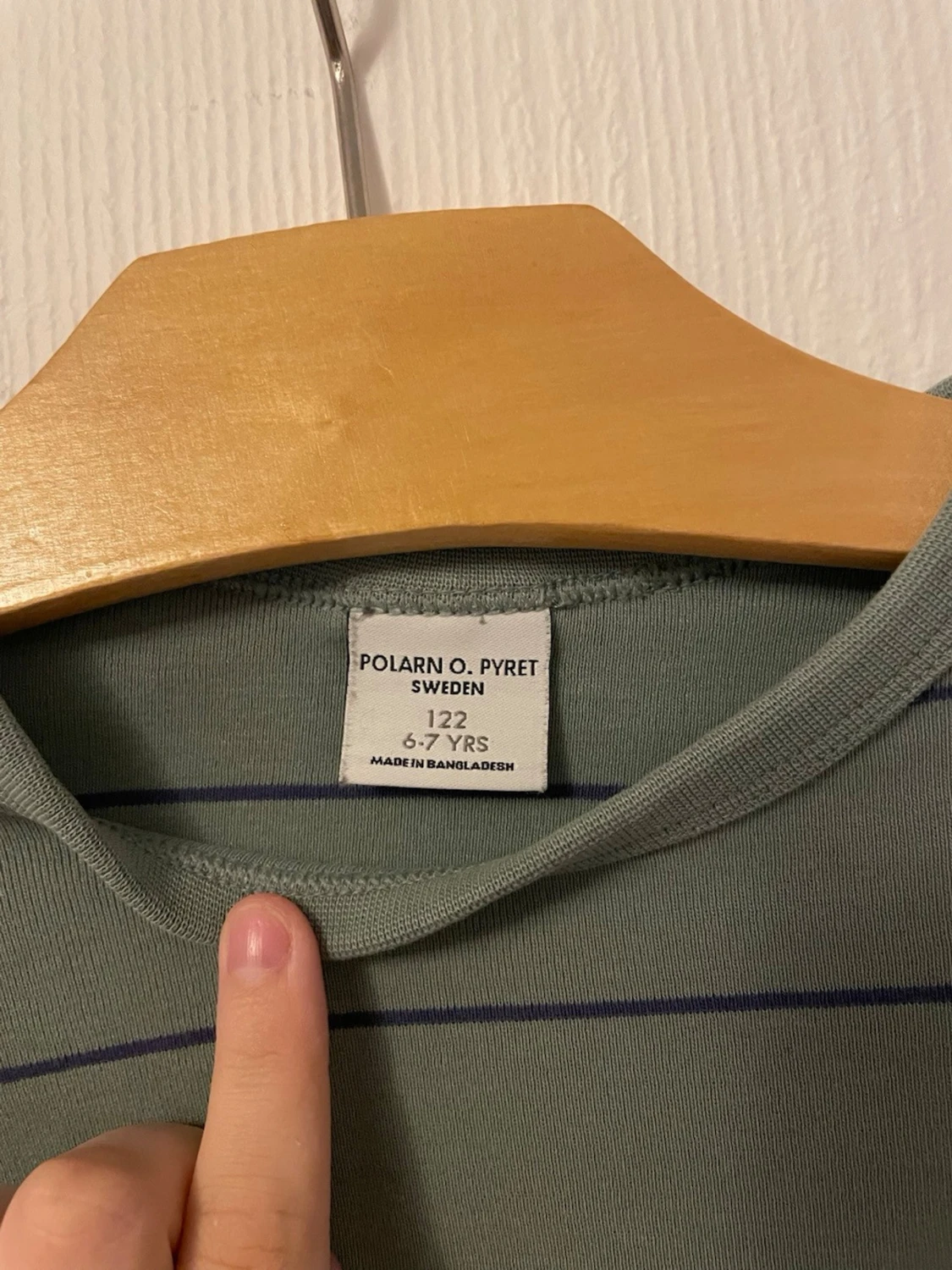 Randig långärmad topp Polarn O. Pyret - 1