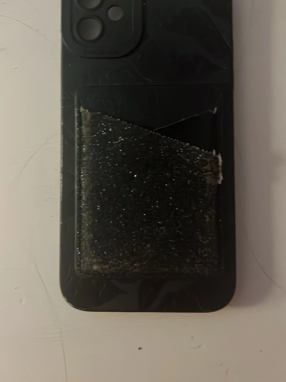 Svart mobilskal med kortfack (Iphone11)