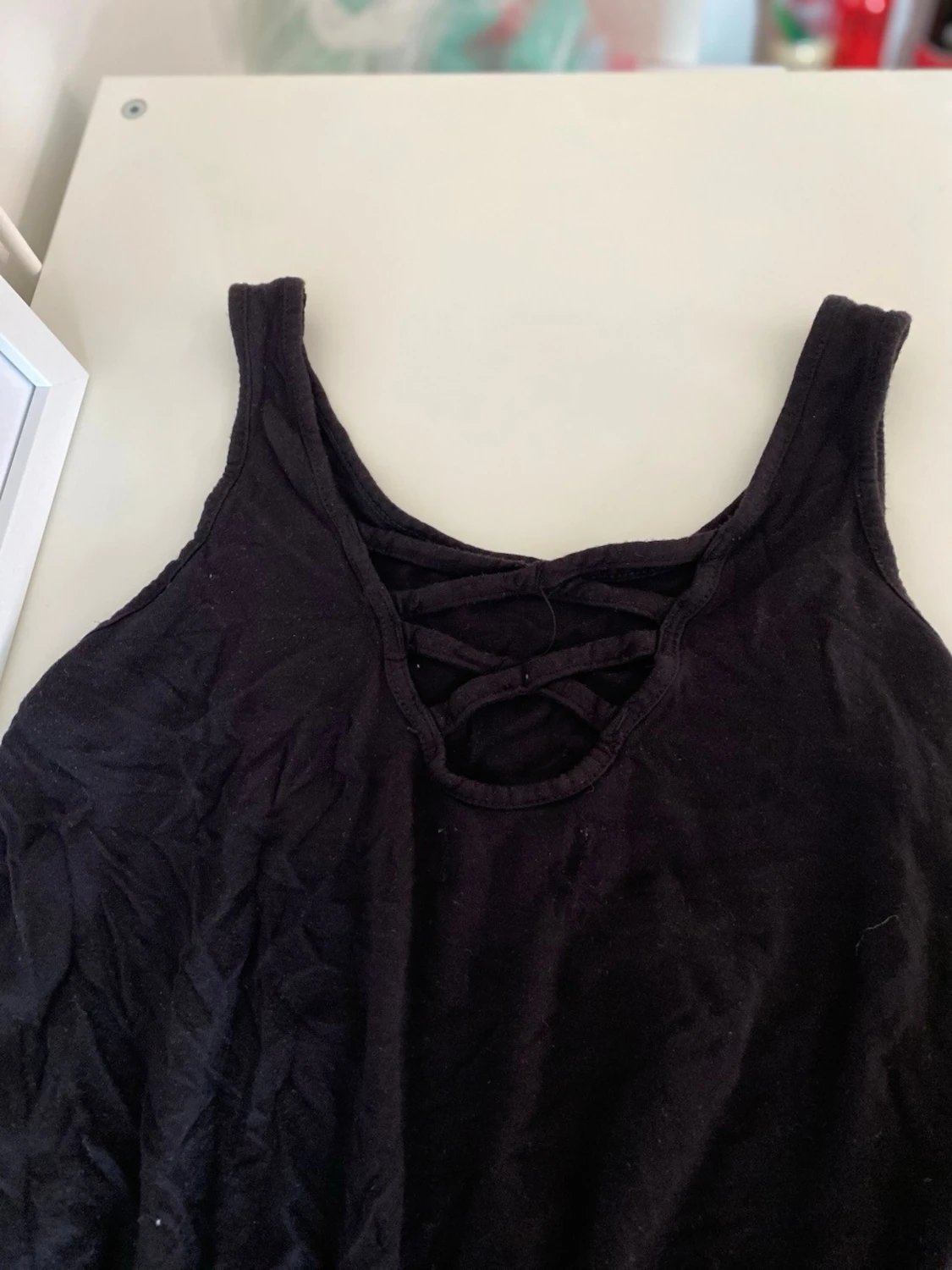 Svart jumpsuit med tryck - 2