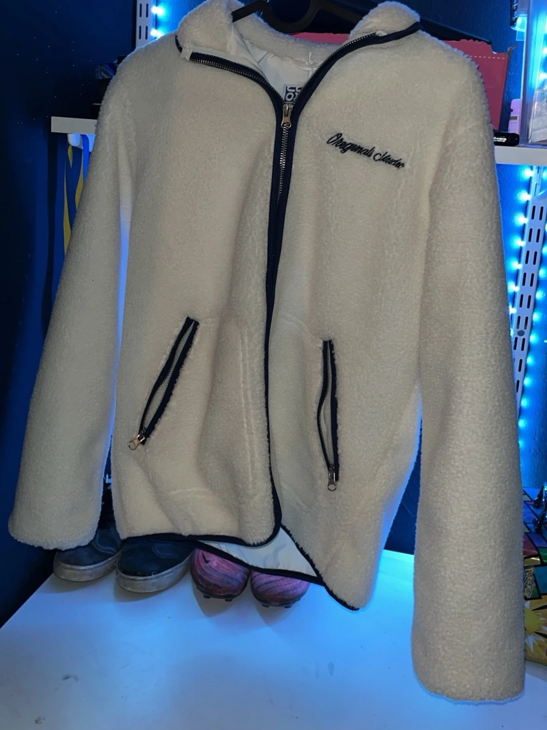 Jack & Jones vit teddyjacka - 4