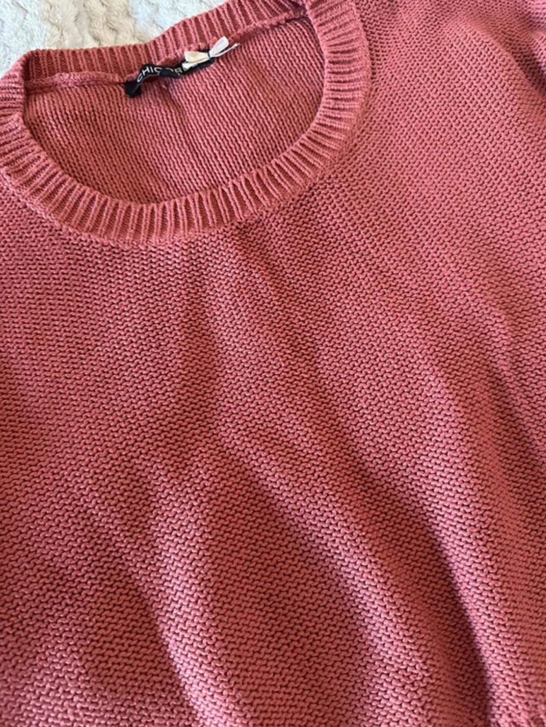 Långärmad stickad tröja - 2